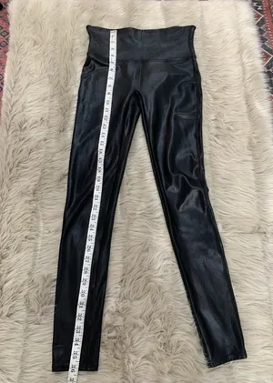 SPANX Faux Leather Leggings Black Medium thumbnail 9