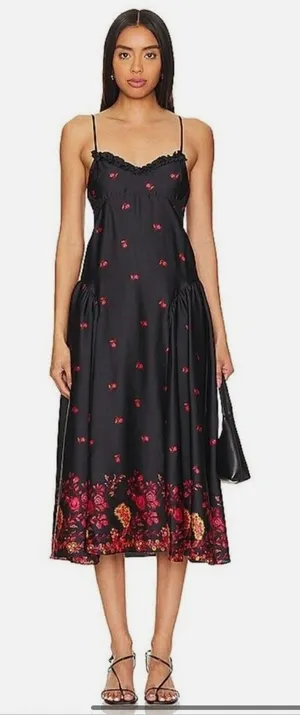 Free People On My Own Printed Maxi Dress thumbnail 1
