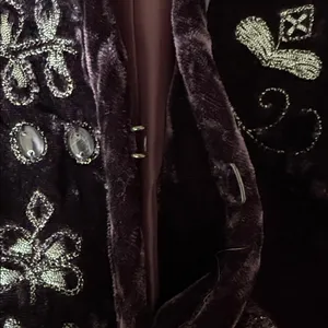 Chico’s Lula Crushed Velvet Embellished Jacket thumbnail 9