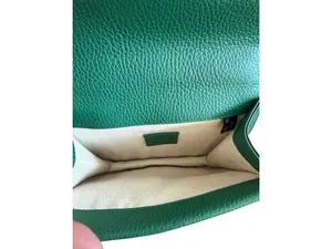 GUCCI Dionysus Emerald Green Leather Mini Crossbody Bag thumbnail 7