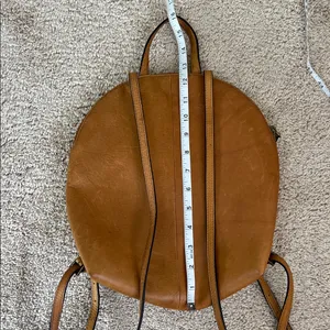 margot New York leather‎ backpack purse Tan thumbnail 6