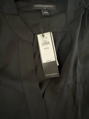 Banana Republic Black Blouse thumbnail 2