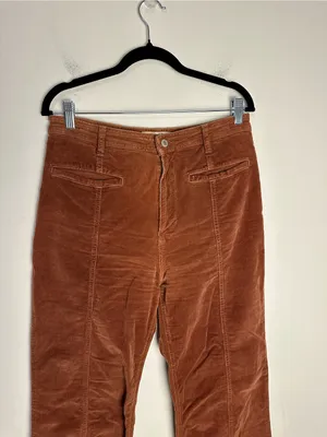 Free People Firecracker Star Pocket Flared Corduroy Pants Sz 30 thumbnail 4