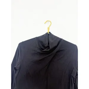 Lululemon Ethereal Long Sleeve Top Black Wrap Turtleneck Lightweight Stretch thumbnail 5