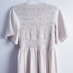 Anthropologie Roolee Ruched Bust V-Neckline Mock Wrap Midi Dress thumbnail 8