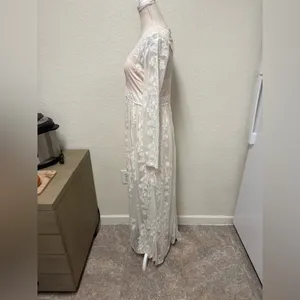 Altar'd State Ivory/Nude Lace Dress Size Medium thumbnail 13