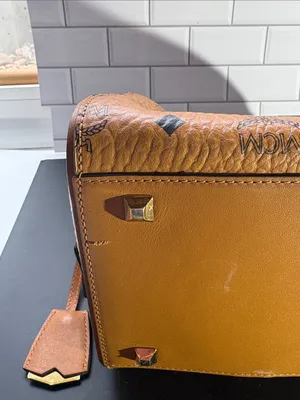 MCM Ella Boston Bag in Visetos - Pre-loved thumbnail 12