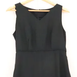 Vintage 90s Empire Waist Maxi Dress Womens Size 8 Black Choir Minimalist Event thumbnail 3