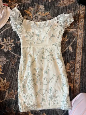 Princess Polly floral embroidered mini dress 4 thumbnail 2