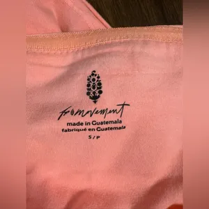 NWOT Free People FP Movement Hot Shot Babydoll Tube Top - just peachy - small thumbnail 11