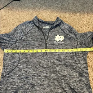 Under Armour Notre Dame Women’s quarter zip semi-fitted size large thumbnail 6