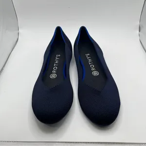 Rothy's The Flat Flats Loafers Shoes Womens Size 8.5 Blue Casual Slip On Comfort thumbnail 2