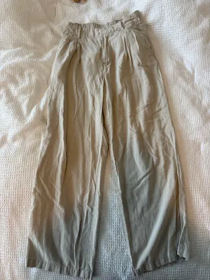 Gap Easy Trousers Wide-Leg Linen Blend thumbnail 1