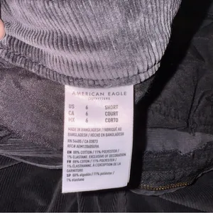 American Eagle Women’s Hi-Rise Black Corduroy Jeggings Pants – Size 6S thumbnail 11
