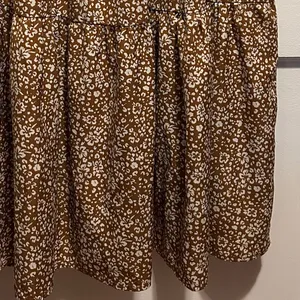 New..Fashion Dress XL Brown & White Floral Midi Dress thumbnail 7