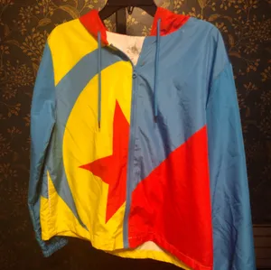 Disney Parks WDW Pixar Themed Luxo Ball Hooded Windbreaker Jacket thumbnail 1