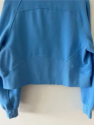 Lululemon Scuba Oversized Funnel Neck Half Zip Blue Size M/L thumbnail 9