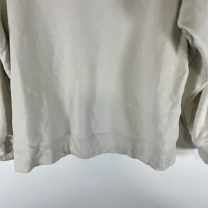 Veronica Beard Sweatshirt Womens Small Cream Ivory Natti Crop‎ French Terry Pima thumbnail 11