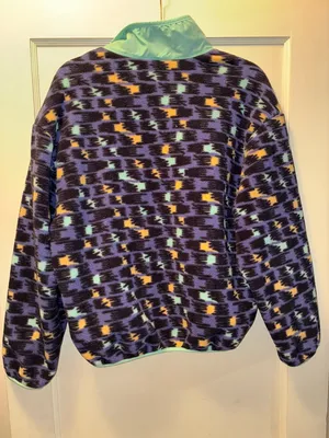 Patagonia Womens Medium Synchilla Jacket. Purple / Teal thumbnail 8