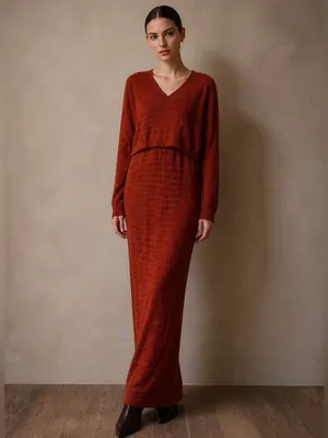 ASOS Pullover Knit Sweater Maxi Dress Size 0 thumbnail 14