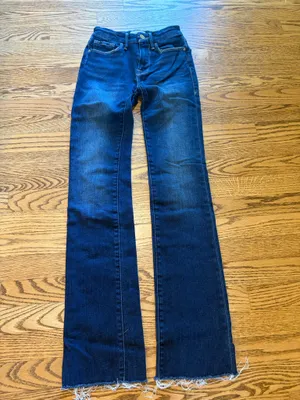 Frame Jeans Le Mini Boot Habana Blue thumbnail 2
