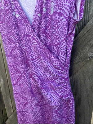 NWOT Athleta Nectar Faux Wrap Dress Purple Size Large thumbnail 4