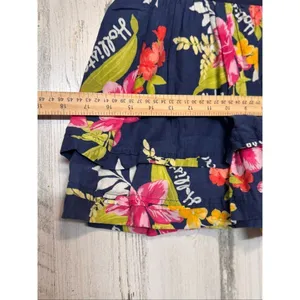 Hollister Floral Ruffle Mini Skirt Navy Size S thumbnail 9