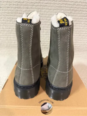 Dr Martens 1460 Pascal Bex Faux Fur Lined Boot Sz US 8 Gunmetal color thumbnail 8