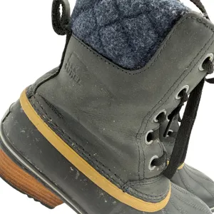 Sorel Women's Black Slimpack II Lace Waterproof Boots Size 7 thumbnail 2