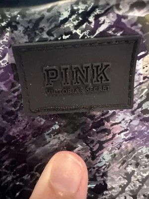 Victoria's Secret PINK Belt Bag Fanny Pack Black Crossbody Zip Top Pouch Clear thumbnail 3