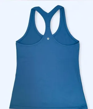 lululemon Cool Racerback II Tank Top Dark teal 6 yoga Pilates activewear gym thumbnail 1