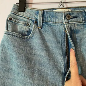 Abercrombie & Fitch The 90s Straight Ultra High Rise Jeans Curve Love Frayed 6 thumbnail 3
