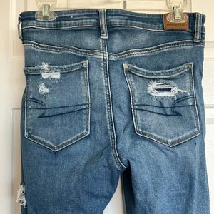 American Eagle Distressed Jeggings thumbnail 4