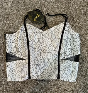 Corset top Black Size M thumbnail 1