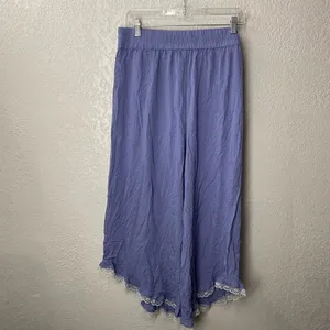 Anthropologie Periwinkle Lace Trim L thumbnail 4