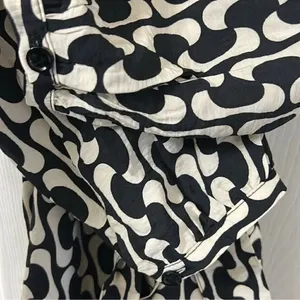 Zara Black & White Printed Mini Oversized Dress(Size Small) thumbnail 5