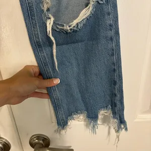 Free People We The Free Maggie Heavily Distressed Crop Jeans thumbnail 9