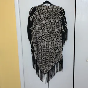 Fringe print cardigan thumbnail 5