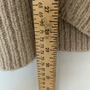 Vince Cardigan Sweater Womens Small Gray Wool Cashmere Silk Open Front Oversized thumbnail 9