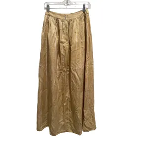 Sruti Dalmia Gold Stripe Maxi Skirt XS Resortwear Boho‎ Glam Flowy Capsule thumbnail 2