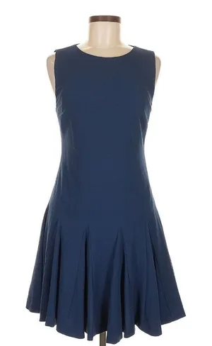 Alice +‎ Olivia Employed navy blue drop waist mini dress size 6 thumbnail 1