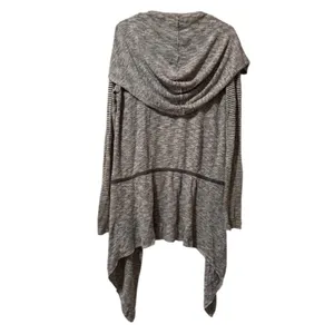 Free People Cardigan Sweater Women Size Medium‎ Hooded Lightweight Boho Hippie thumbnail 2