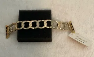 Domina Two-Tone Curb Link Bracelet - Gold & Silver thumbnail 1