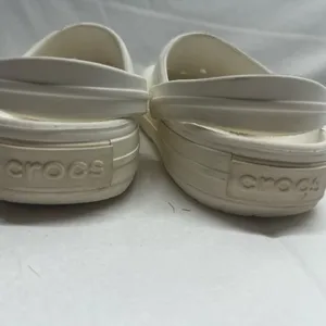 Crocs Classic Clog Sz: M:7/W:9 Bright Crisp White Lightweight Comfort Minimalist thumbnail 5