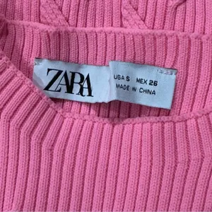 Zara Pink Pleated Sleeveless Tank Top Women’s Small thumbnail 2