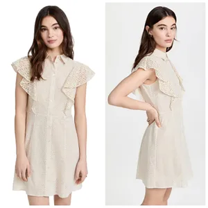 Theory Nova Cream dress thumbnail 4