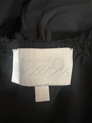 Mare Mare Off The Shoulder Bow Top Size Large Black thumbnail 7