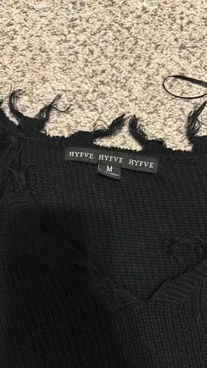 Cropped Sweater black thumbnail 2