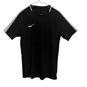 Nike Dri-Fit Women's Medium Black Short Sleeve Athletic T-Shirt‎ Crew Neck Logo thumbnail 4