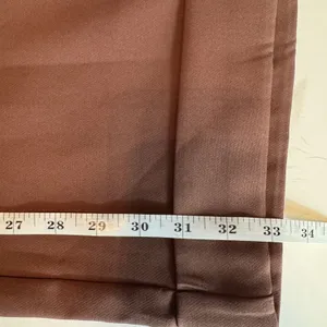 Missguided Plus Tailored Wide Leg Trousers US 16 Chocolate Brown Cuffed Hem NWT thumbnail 11